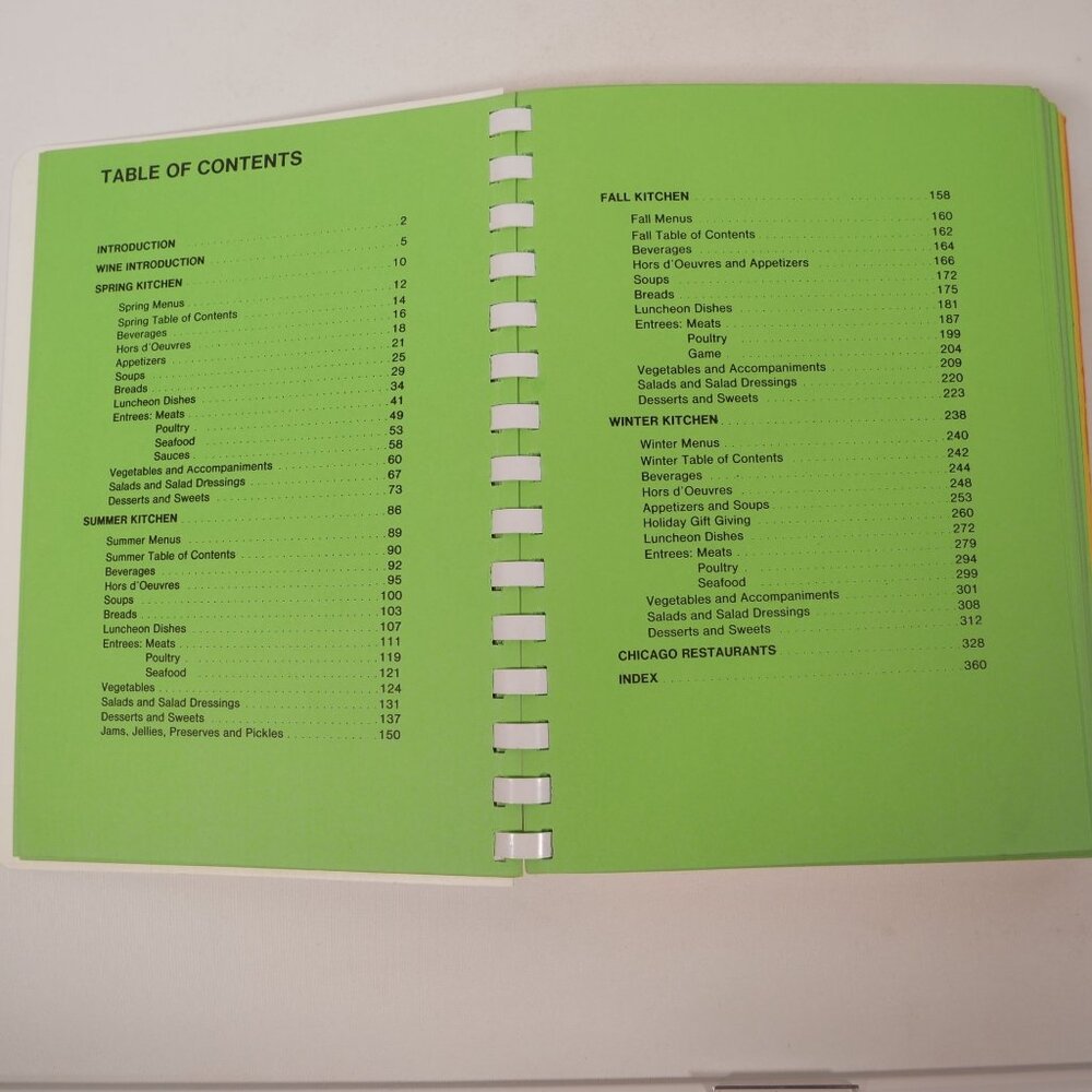 Soupcon: Seasonal Samplings From The Jr League Of Chicago 1974 Spiral Cookbook - Picture 7 of 7